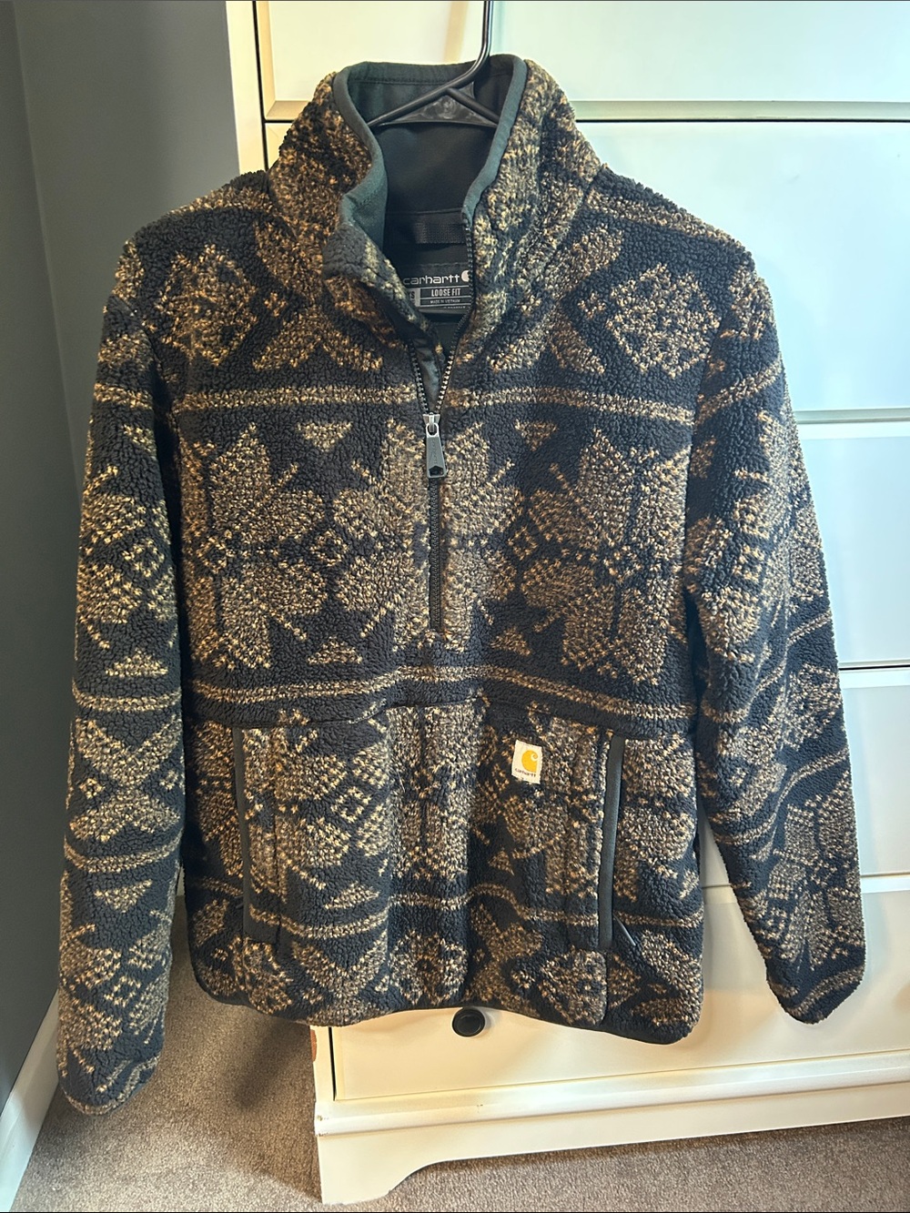Carhartt Half-Zip Sherpa Pullover Sweater